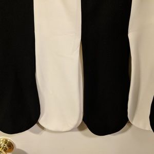 Black and White petal skirt